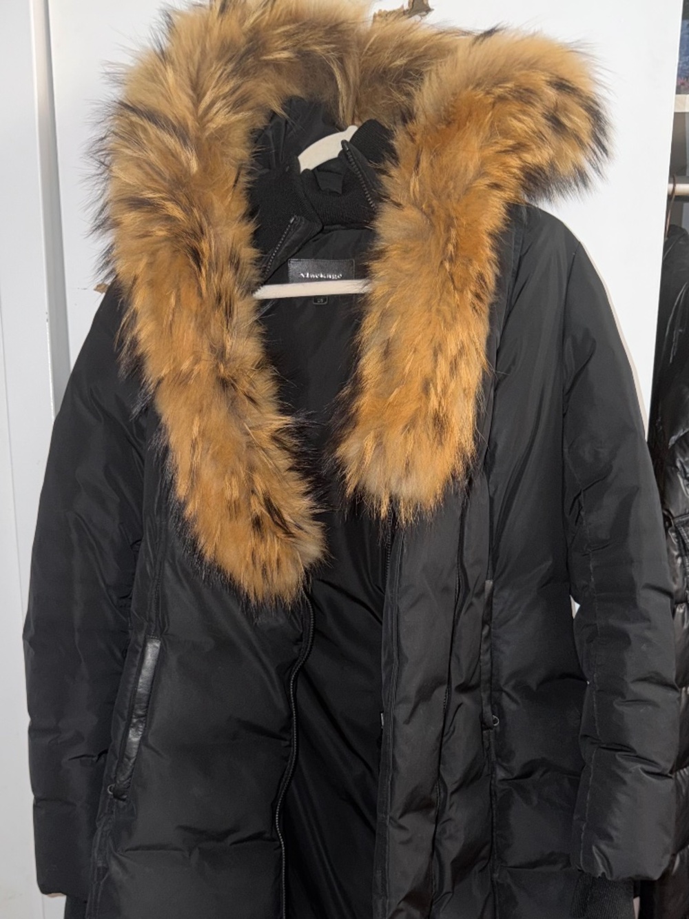 MACKAGE KAY-F Down coat with natural FUR